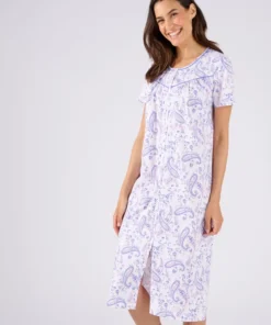 Chemise de nuit en maille jersey pur coton