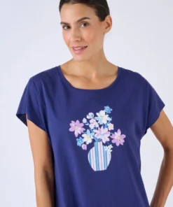 Chemise de nuit en pur coton