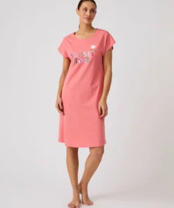Chemise de nuit en pur coton