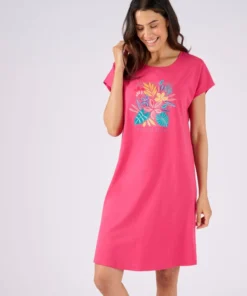 Chemise de nuit en pur coton