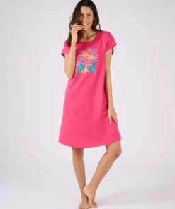 Chemise de nuit en pur coton