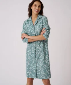 Chemise de nuit flanelle pur coton