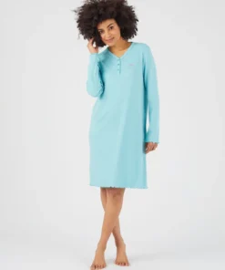 Chemise de nuit maille côtelée
