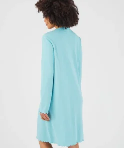 Chemise de nuit maille côtelée