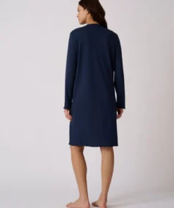 Chemise de nuit maille côtelée