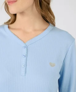 Chemise de nuit maille côtelée