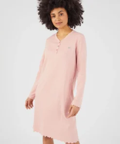 Chemise de nuit maille côtelée
