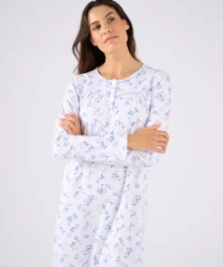 Chemise de nuit maille jersey pur coton