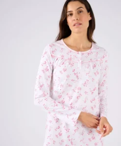 Chemise de nuit maille jersey pur coton