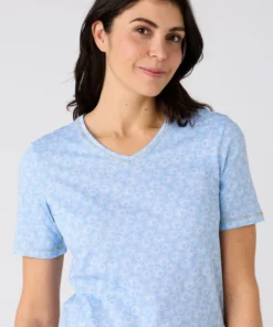 Chemise de nuit maille jersey pur coton peigné