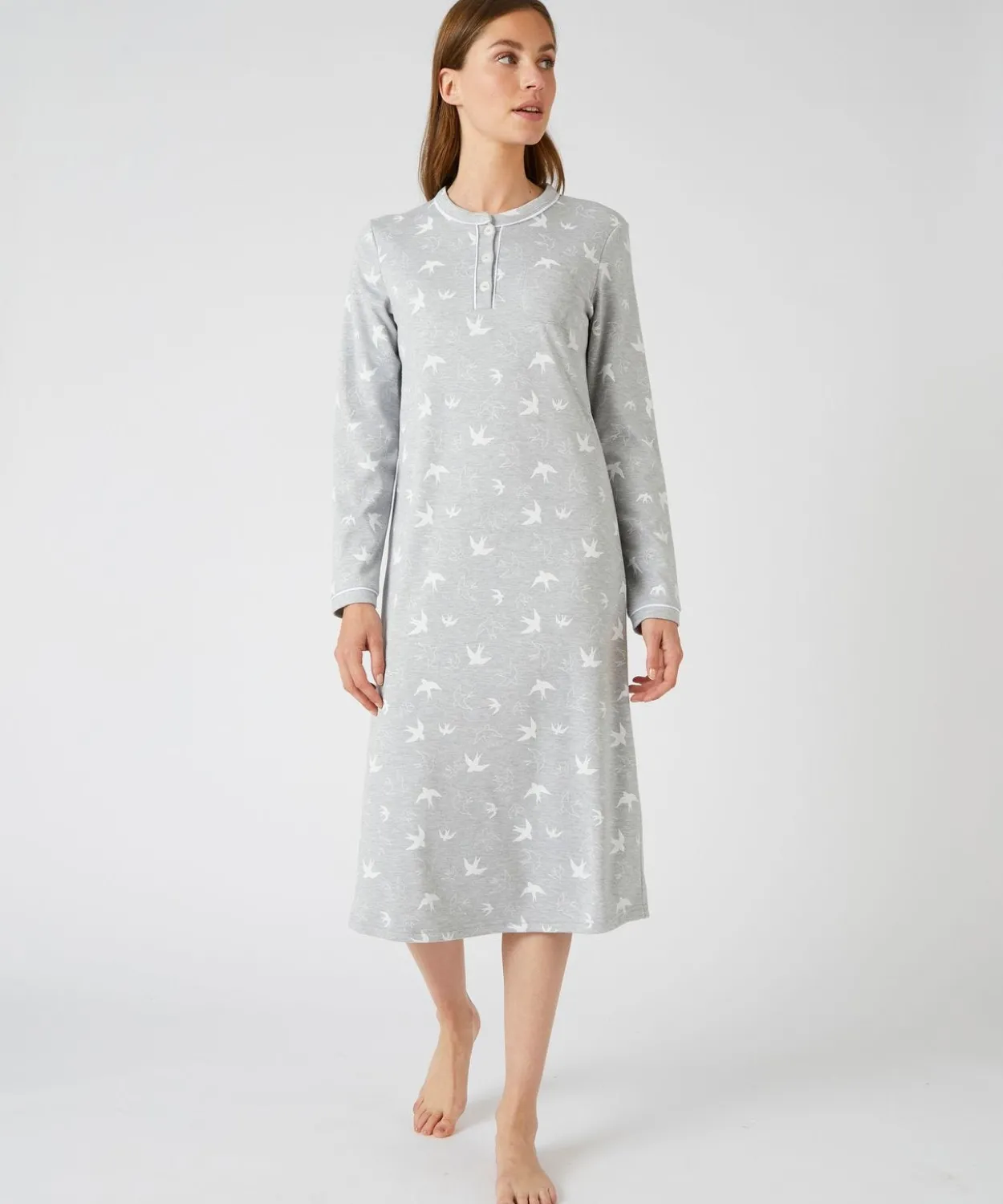 Chemise de nuit Thermolactyl en maille interlock