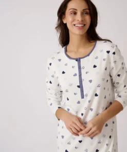 Chemise de nuit Thermolactyl en maille interlock