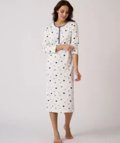 Chemise de nuit Thermolactyl en maille interlock