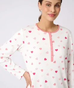 Chemise de nuit Thermolactyl en maille interlock