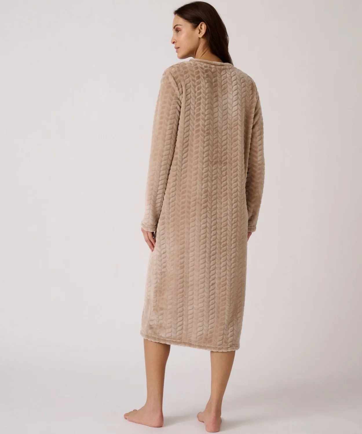 Chemise de nuit Thermolactyl maille reliéfée