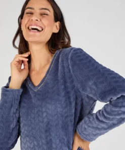 Chemise de nuit Thermolactyl maille reliéfée