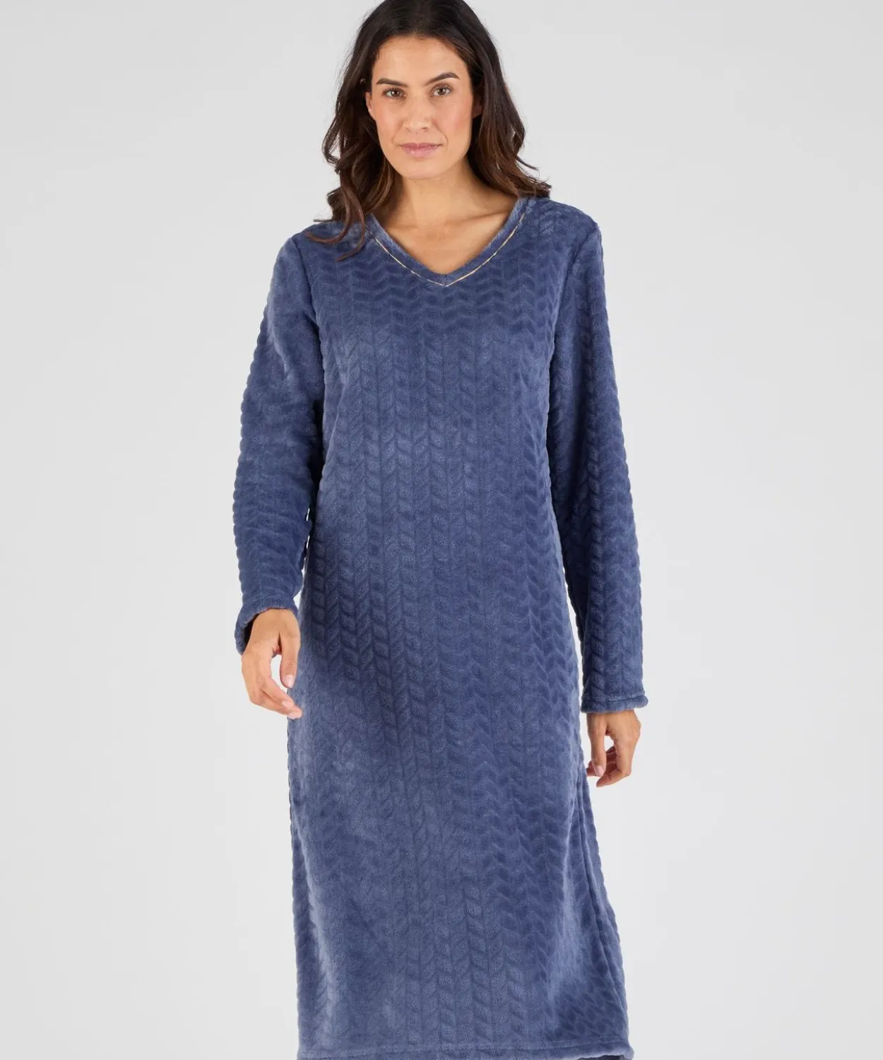 Chemise de nuit Thermolactyl maille reliéfée