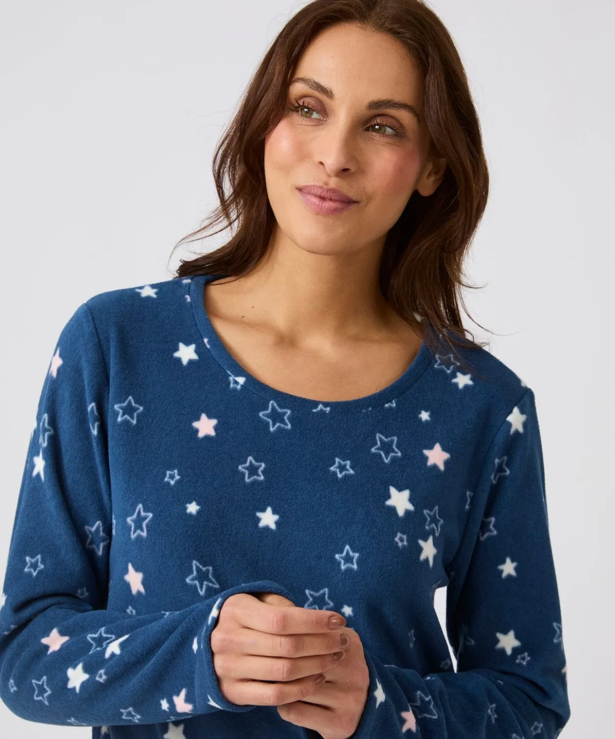 Chemise de nuit Thermolactyl en micropolaire