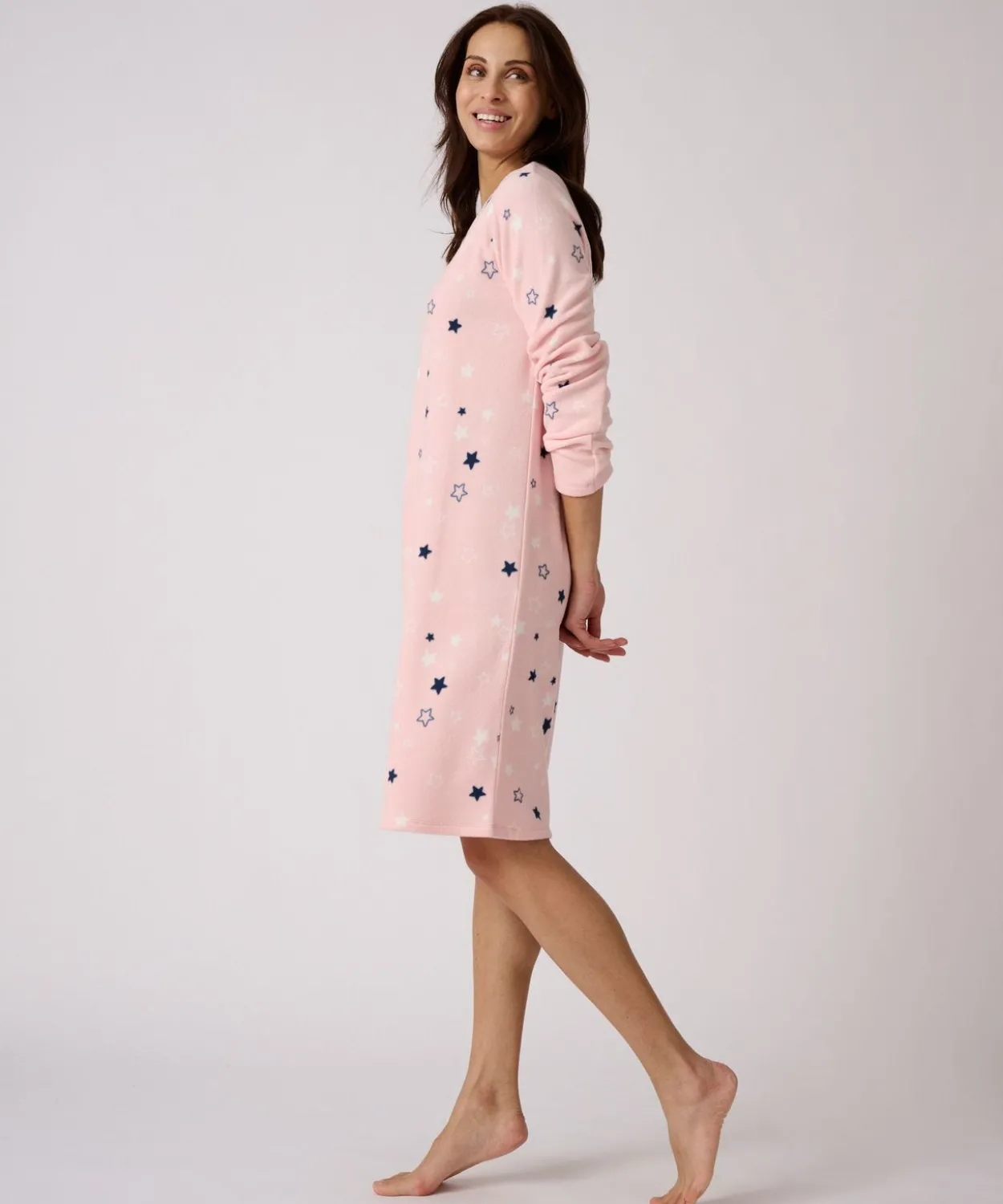 Chemise de nuit Thermolactyl en micropolaire