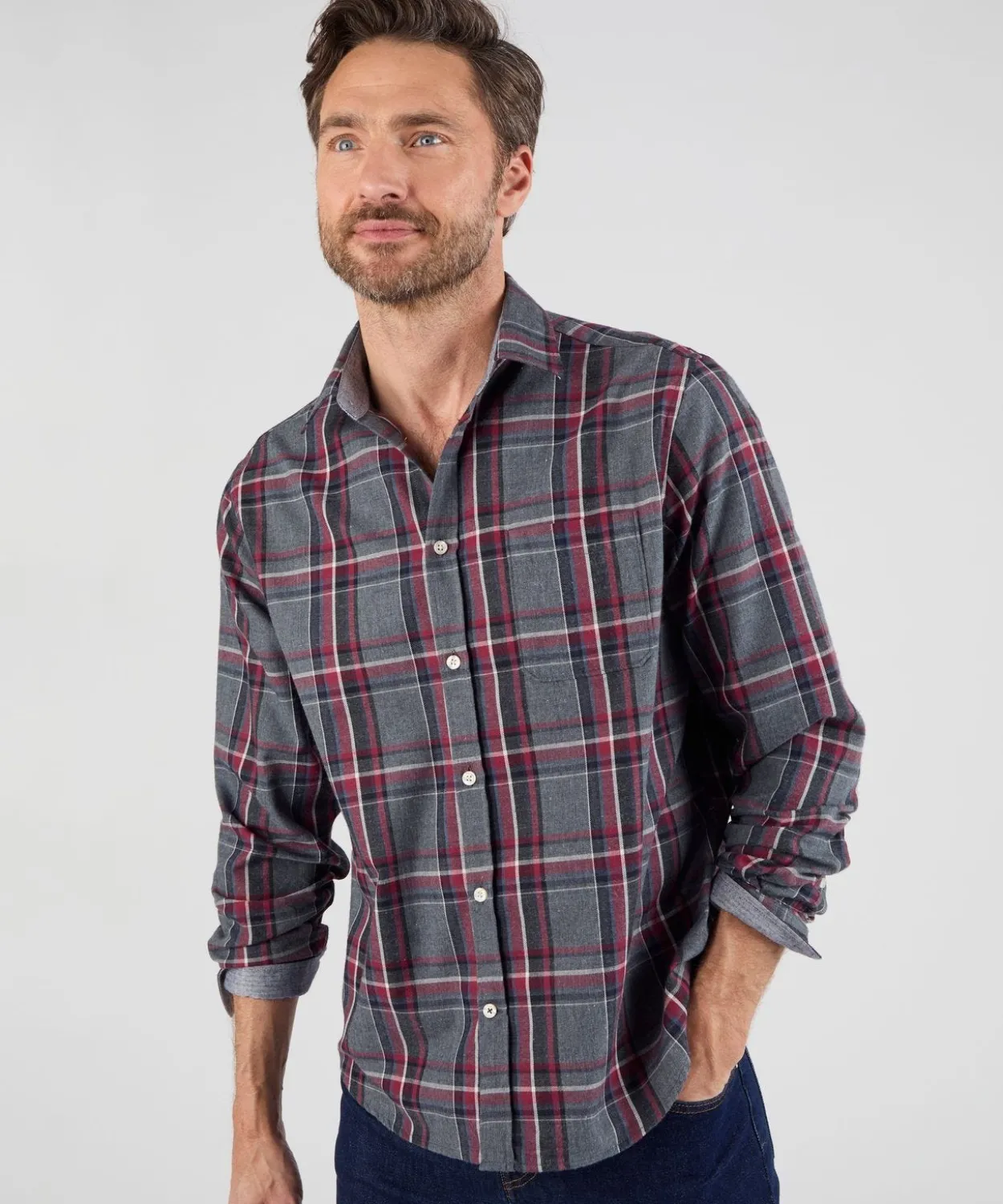 Chemise en flanelle à carreaux Thermolactyl