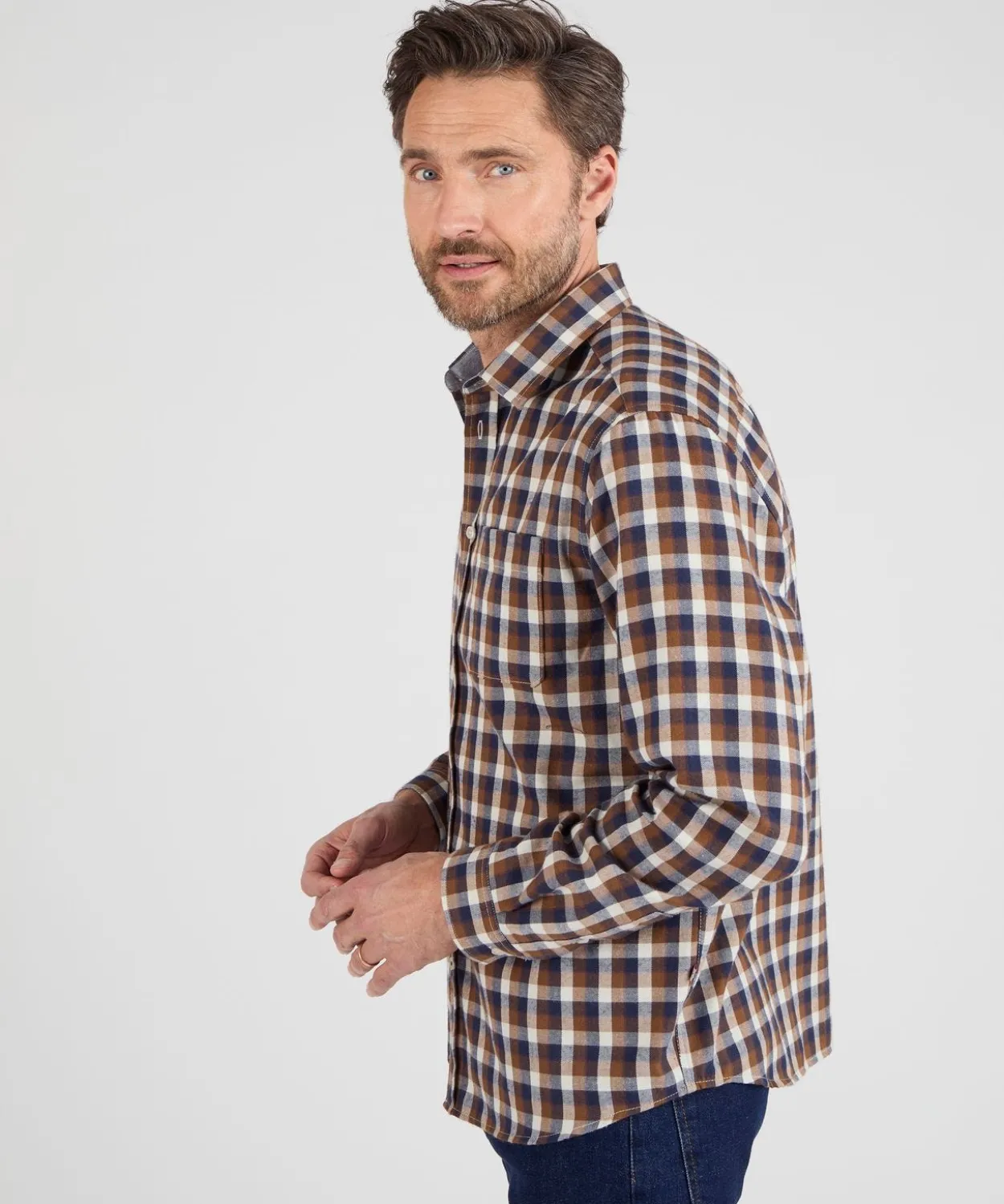 Chemise en flanelle à carreaux Thermolactyl
