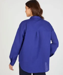 Chemise mélange lin et coton