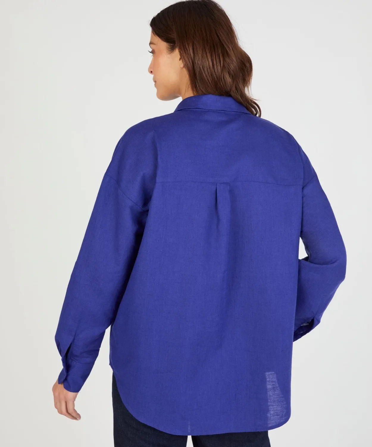 Chemise mélange lin et coton