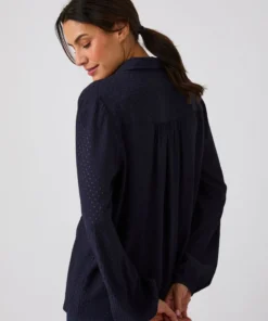 Chemisier jacquard reliéfé
