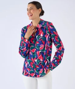 Chemisier maille fluide viscose stretch