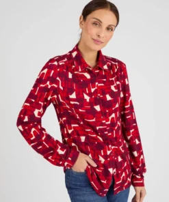 Chemisier maille fluide viscose stretch