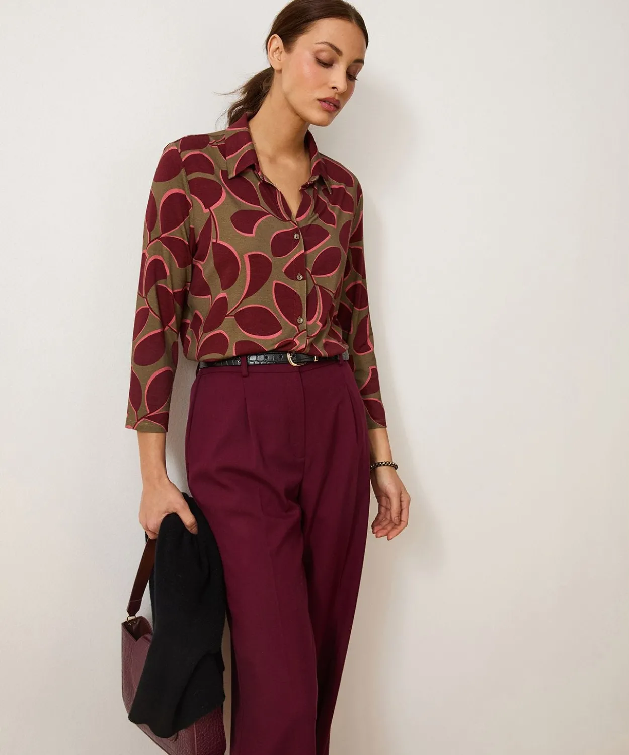 Chemisier maille stretch