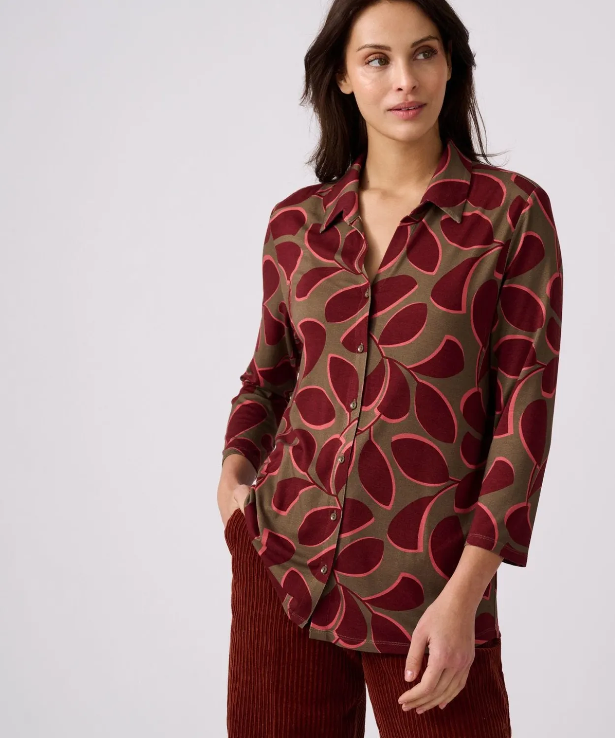 Chemisier maille stretch