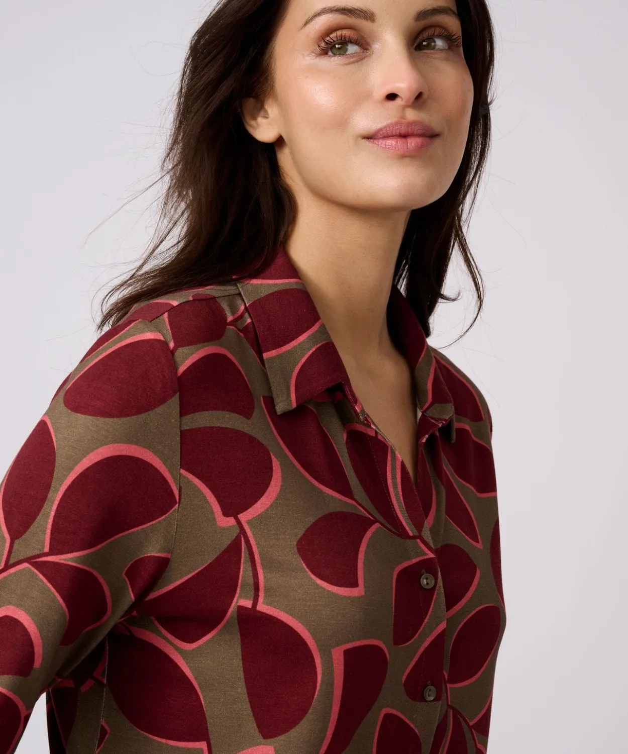Chemisier maille stretch