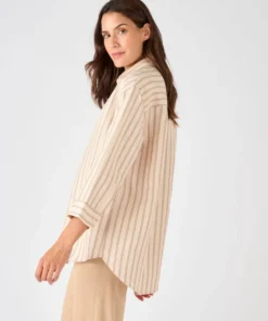 Chemisier mélange lin et viscose