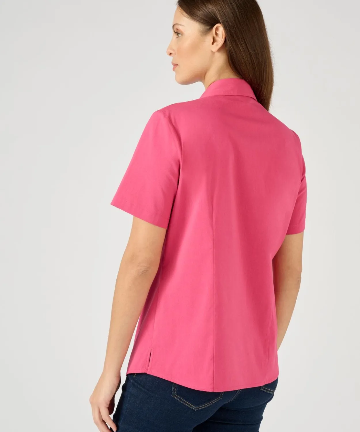 Chemisier popeline stretch
