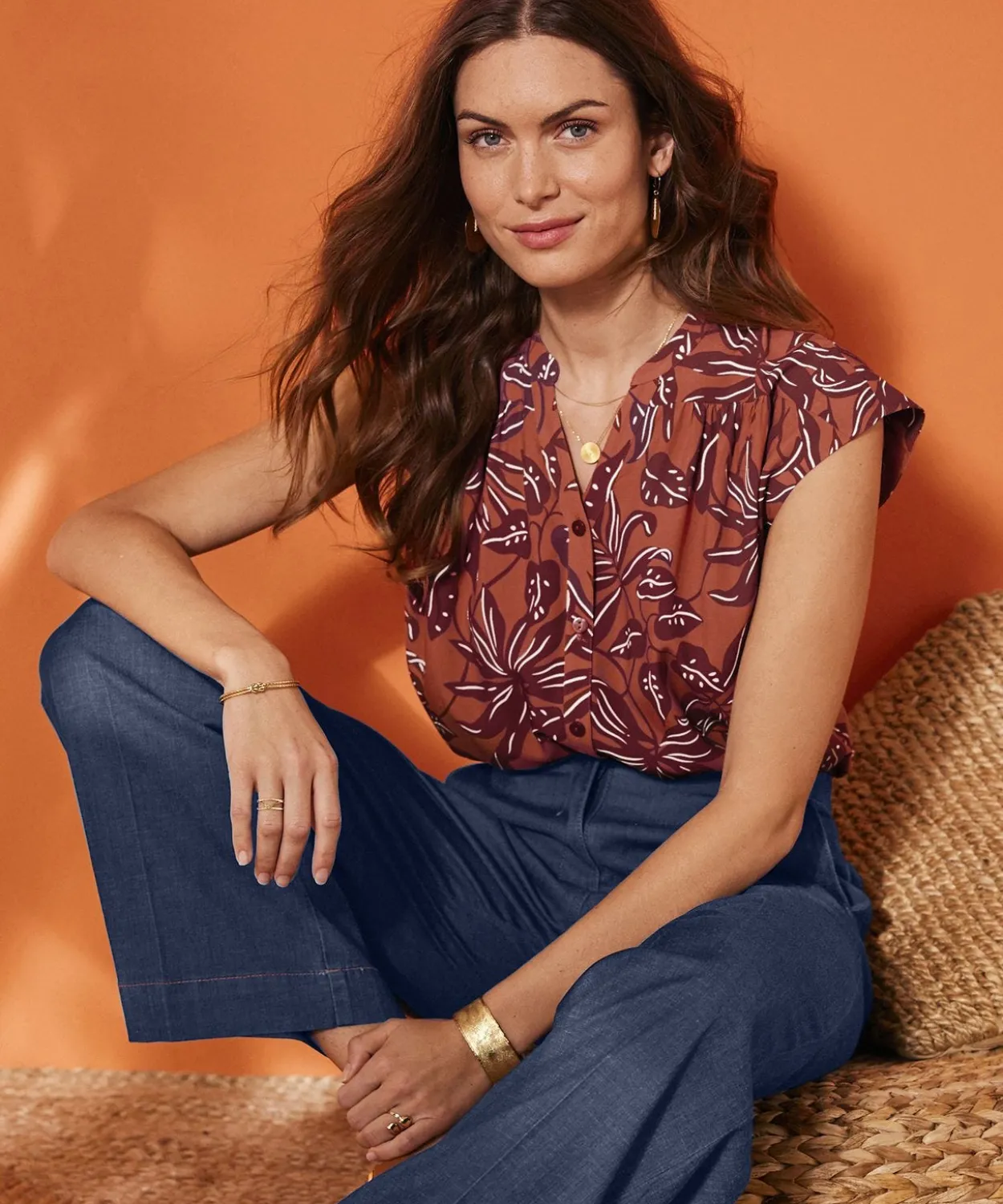 Chemisier pure viscose Climatyl