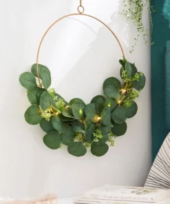 Couronne eucalyptus lumineuse