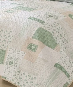 Couvre-lit imprimé patchwork