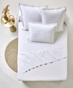 Drap plat flanelle pur coton
