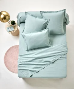 Drap plat flanelle pur coton