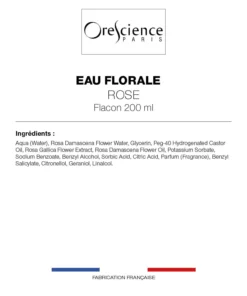 Eau florale de rose.