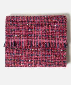 Echarpe effet tweed