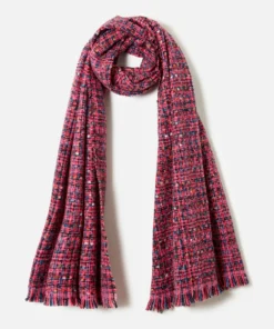 Echarpe effet tweed