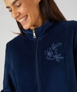 Ensemble de détente en maille velours