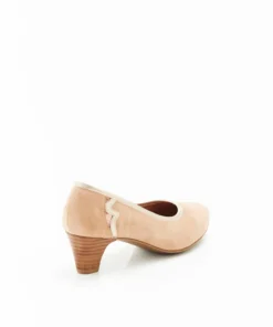 Escarpins fantaisie aspect nubuck