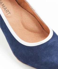 Escarpins fantaisie aspect nubuck