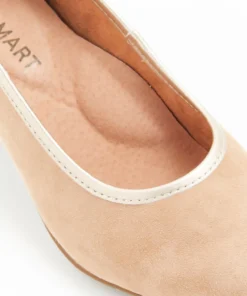 Escarpins fantaisie aspect nubuck