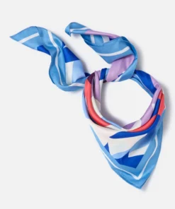 Foulard grand carré fleuri