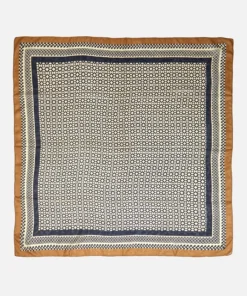 Foulard graphique pure soie
