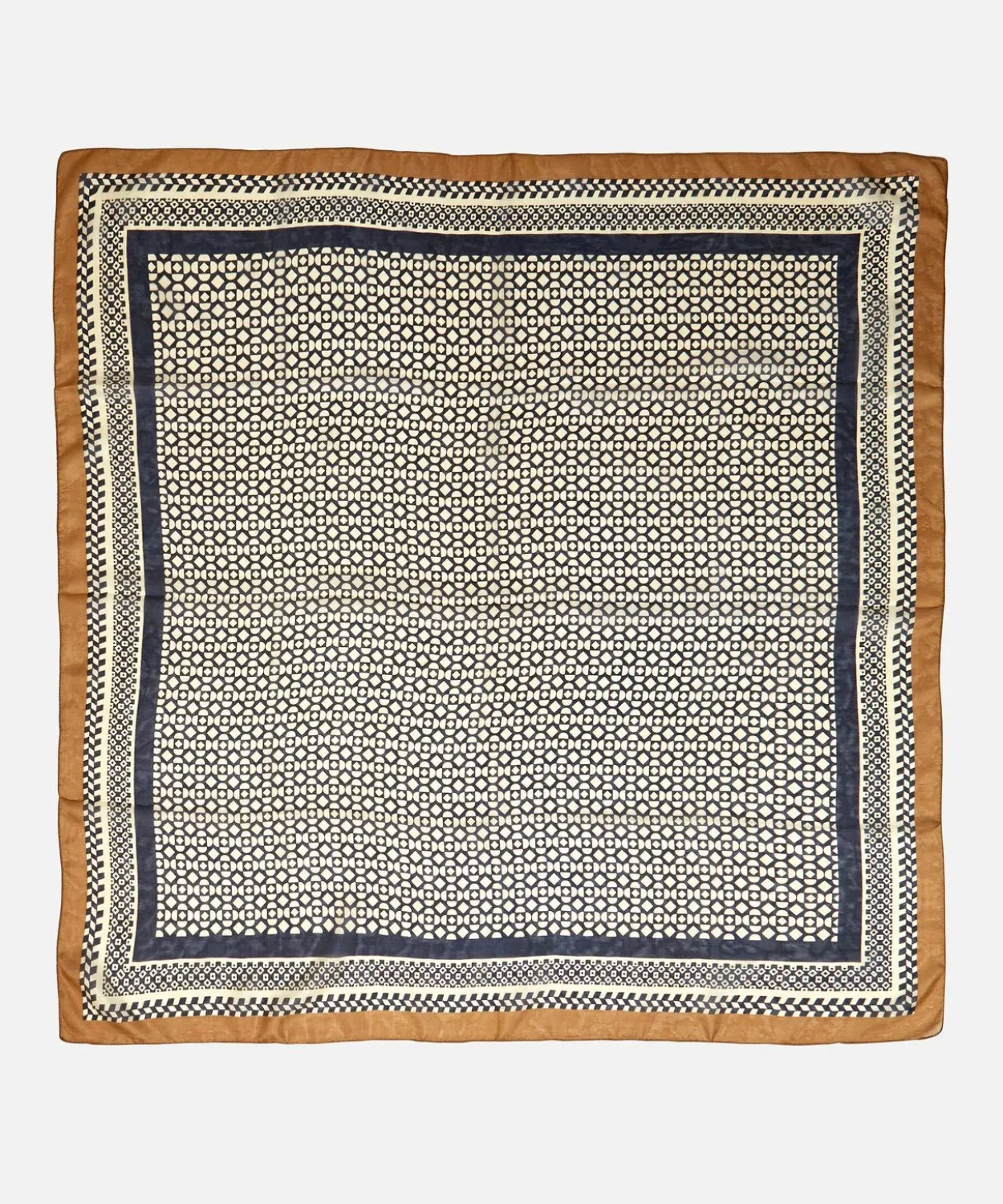 Foulard graphique pure soie
